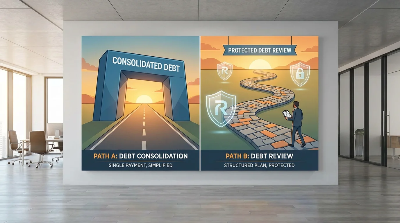 Debt Review vs. Debt Consolidation: Which Is Right for You?